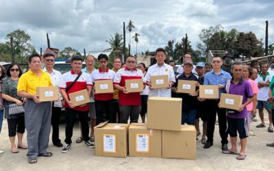 MRC SARIKEI SUPPORTING FIRE DISASTER AFFECTED PEOPLE
