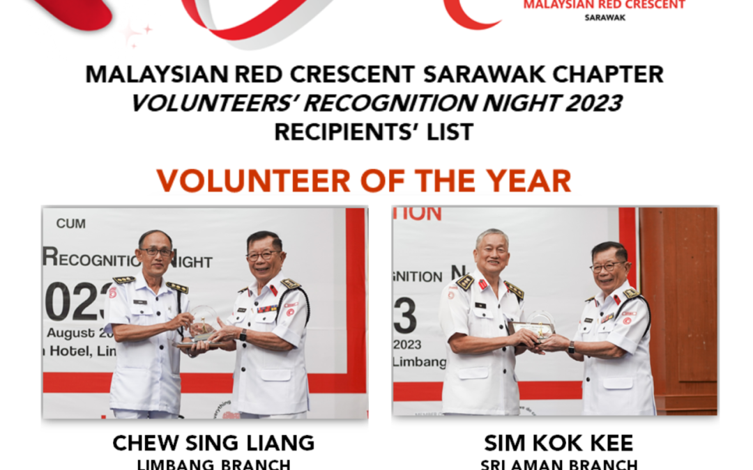 SARAWAK CHAPTER VOLUNTEERS – RECOGNITION NIGHT 2023